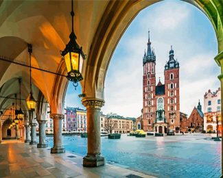 St Marys Basilica Krakow Poland diamond painting