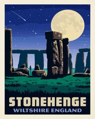 Stonehenge diamond painting