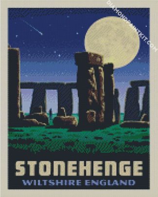 Stonehenge diamond painting