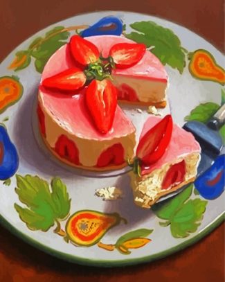 Strawberry Cake diamond painting