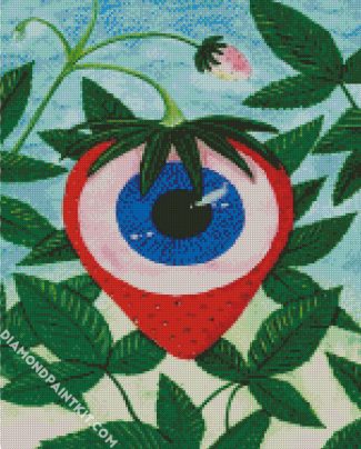 Strawberry Eye diamond painting