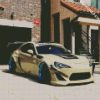 Subaru brz Beige Cars diamond painting