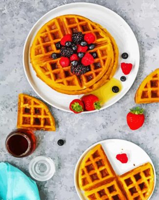 Tasty Waffle diamond painting