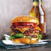 Tasty Burger diamond painting