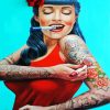 Tattooed Girl diamond painting