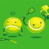 Tennis Balls Illustration diamond painting