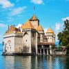 The Aesthetic Chillon Castle diamond painting