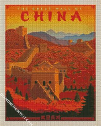 The Great Wall Of China diamond painting