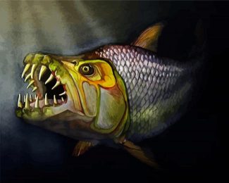 Tigerfish diamond painting