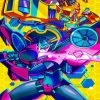 Transformers Illustration Art diamond painting