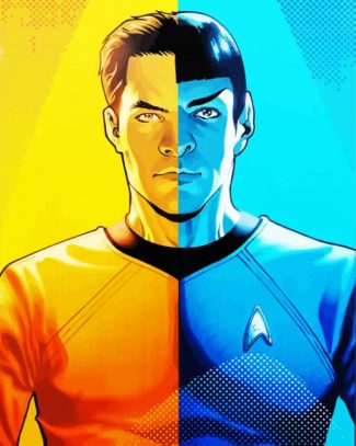 Trek Spock diamond painting