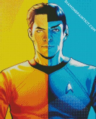 Trek Spock diamond painting