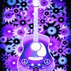 Trippy Guitar diamond painting