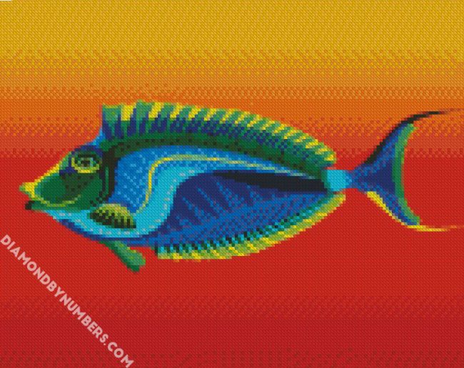 Tropical Fish diamond painting