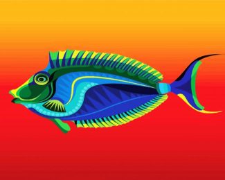 Tropical Fish diamond painting