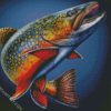 Trout Fish Art diamond painting