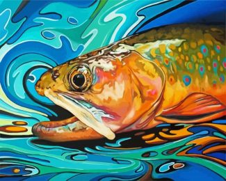 Trout Fish diamond painting