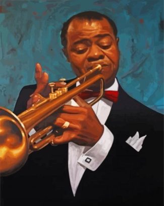 Trumpet Player diamond painting