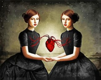 Twin Ladies diamond painting