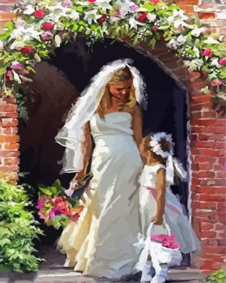 Two Brides diamond painting