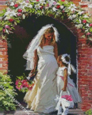 Two Brides diamond painting