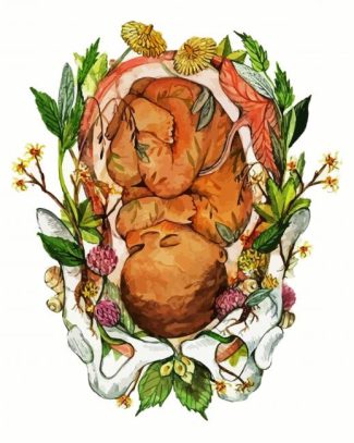 Unborn Baby Illustration diamond painting