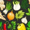 Vegetables Illustration diamond painting