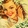 Vintage Bride diamond painting