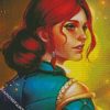 Warrior Triss diamond painting