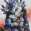 Weregarurumon Anime diamond painting