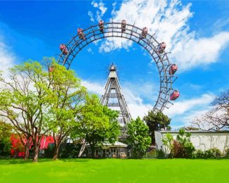 Wiener Riesenrad diamond painting