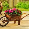 Wooden Wheelbarrow diamond painting