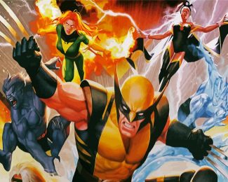 X Men Illustration diamond painting