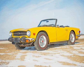 Yellow Triumph diamond painting