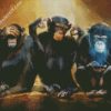 3 Monkeys Diamond painting