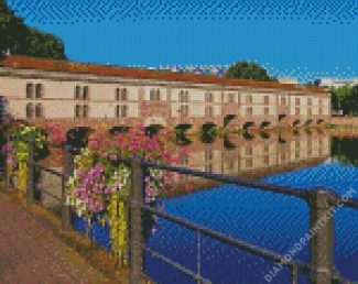 Barrage Vauban Strasbourg diamond painting