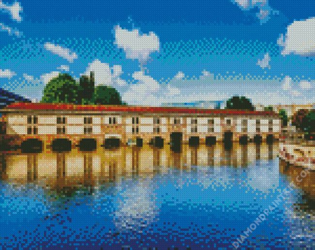 Barrage Vauban Strasbourg France diamond painting