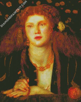 Bocca Baciata Rossetti diamond painting