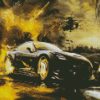 Car In War diamond painting