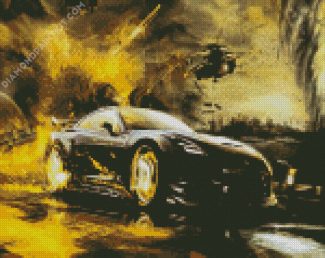 Car In War diamond painting