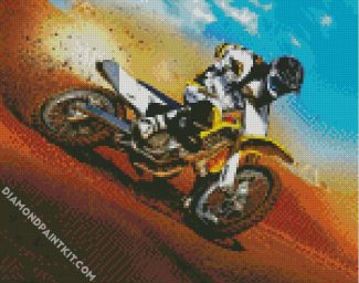 Cool Motocross diamond painting