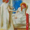 Ecce Ancilla Domini By Rossetti diamond painting