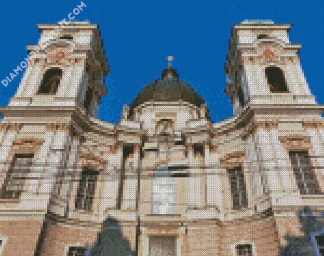 Holy Trinity Roman Catholic Church Salzburg diamond painting