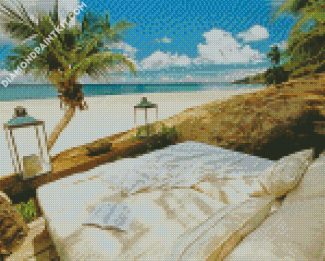 Ile Du Nord Seychelles diamond painting