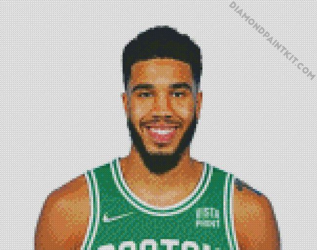 Jayson Tatum Basketball Player diamond painting