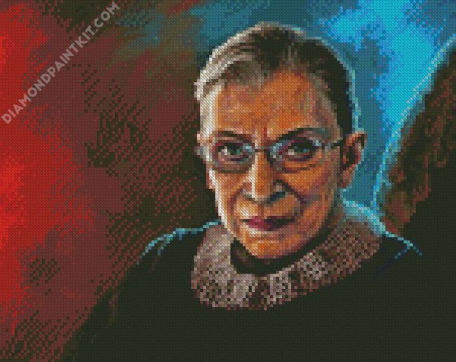 Joan Ruth Bader Ginsburg diamond painting