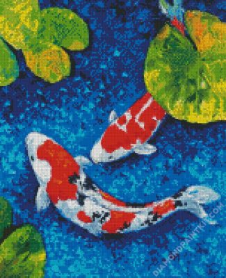 Koi Fishes diamond painting