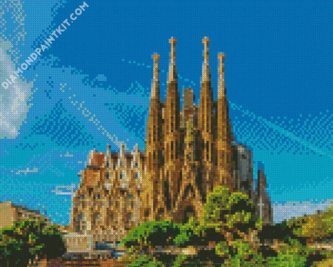 La Sagrada Familia diamond painting