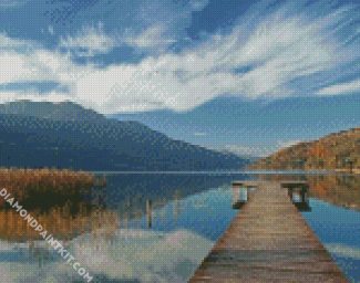 Lago Di Caldonazzo Trentino diamond painting