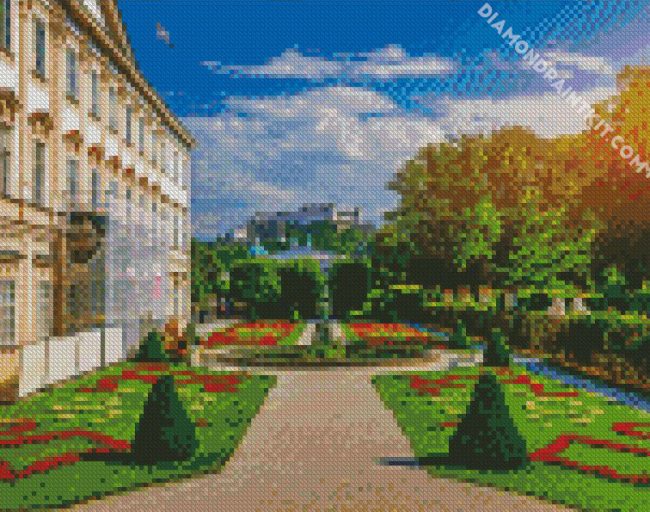 Mirabell Palace Salzburg diamond painting